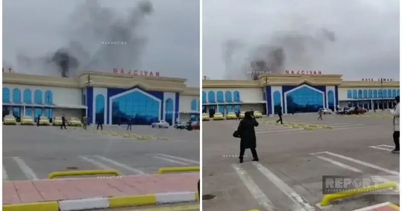 Naxçıvan Hava Limanının son durumu VİDEO