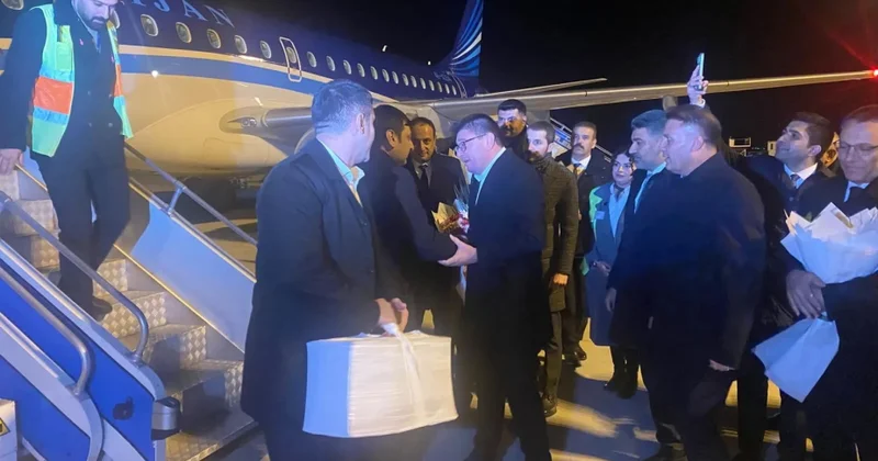 В Ыгдыре приняли первый рейс AZAL Баку Нахчыван Баку