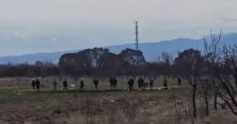 Naxçıvanda məktəb yaxınlığına düşən PUA nın VİDEOSU
