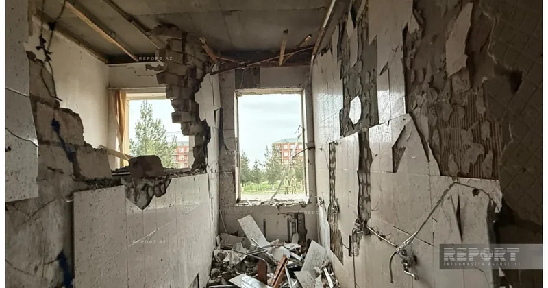 Один из запущенных в Нахчыван из Ирана дронов взорвался рядом со школой