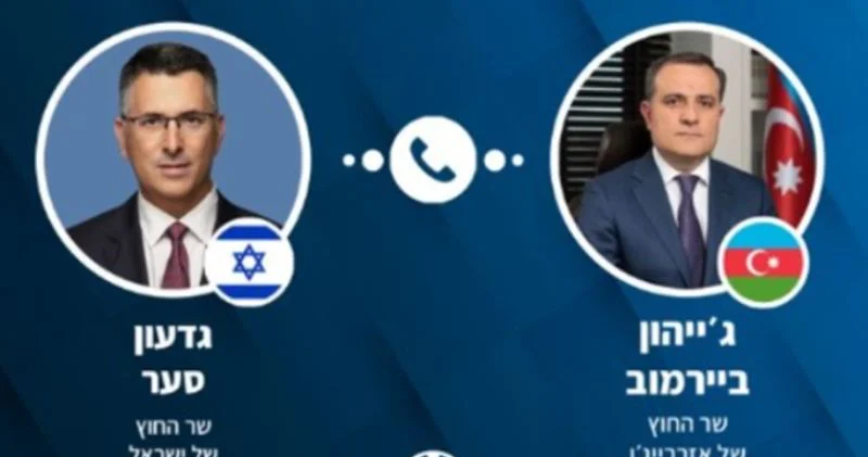 Ceyhun Bayramov israilli həmkarı ilə danışdı