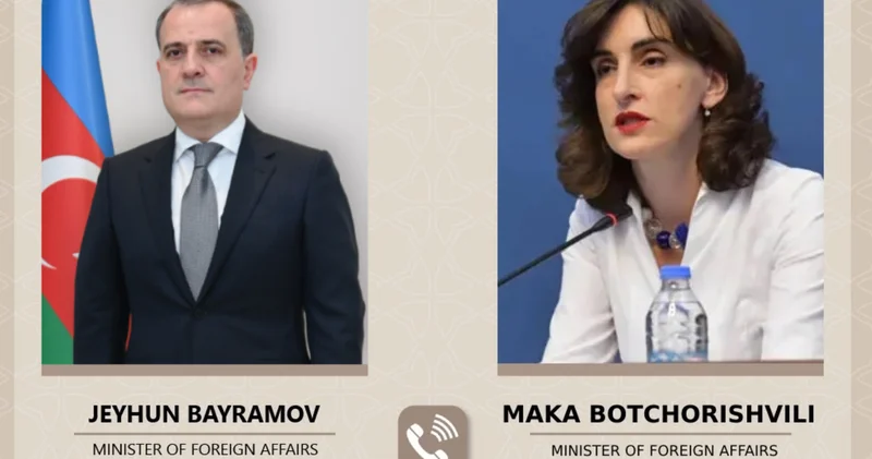 Джейхун Байрамов проинформировал грузинскую коллегу о дроновых атаках Ирана против Азербайджана