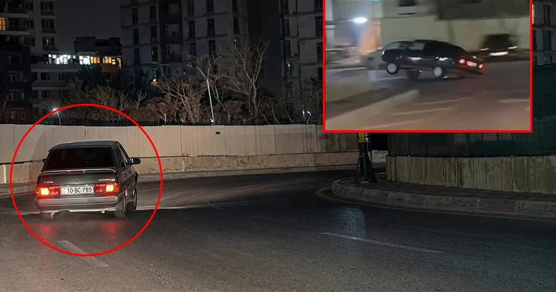 Из TikTok за решетку: в Баку арестован водитель автохулиган ВИДЕО