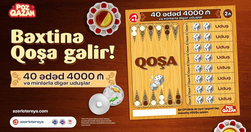 Новый лотерейный билет Qoşa поступил в продажу
