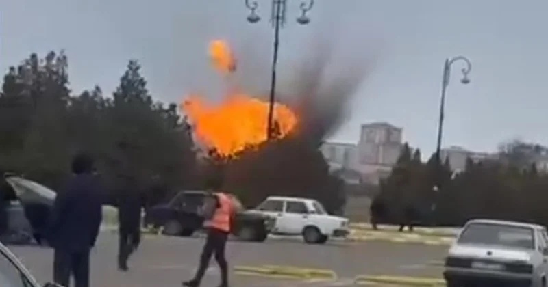Dronun düşdüyü anın görüntüləri VİDEO