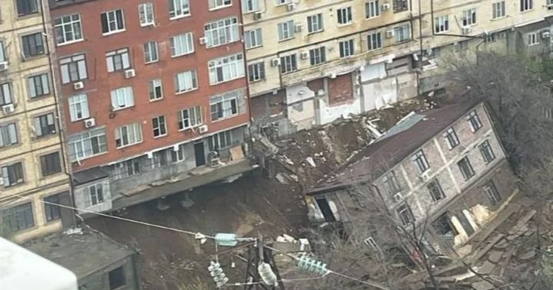 Наводнение и в Махачкале: обрушился жилой дом