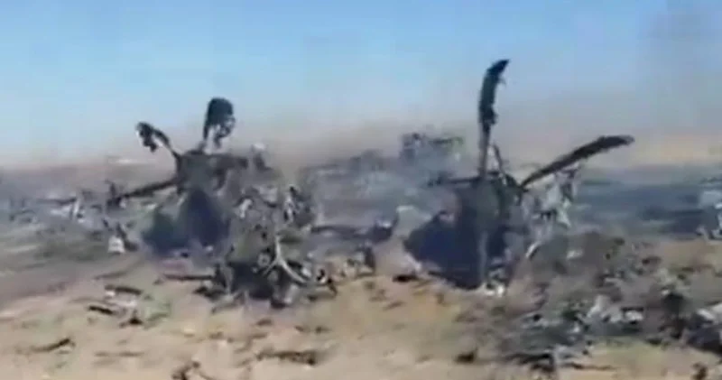ABŞ nin pilotları xilas etmək üçün göndərdiyi C 130 ların son halı Video