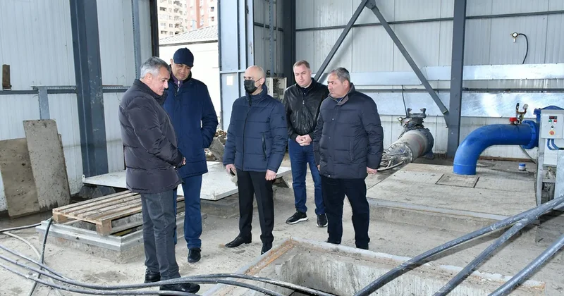 Abşeronun icra başçısı yağışın problem yaratdığı ərazilərdə sakinlərlə görüşüb FOTOLAR