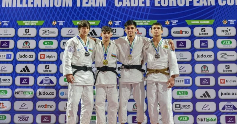 Cüdo üzrə Avropa Kubokuna yekun vuruldu 24 medalımız var FOTO
