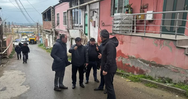 Заур Микаилов осмотрел территорию в связи с аварией, произошедшей в Хатаинском районе ФОТО