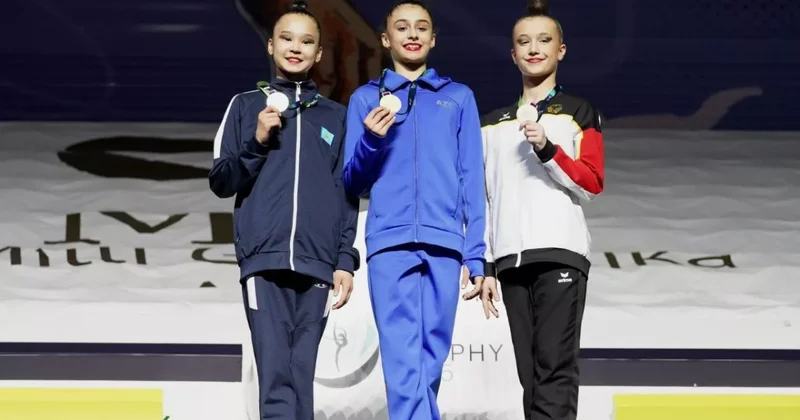 Азербайджанская гимнастка взяла золото на турнире AGF Trophy ФОТО