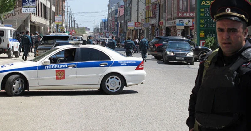 Mahaçqalada dəhşət: İki polis ölürüldü VİDEO