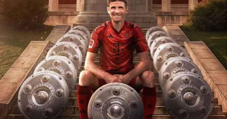 Tomas Müller karyerasında 35 ci kubokunu qazandı