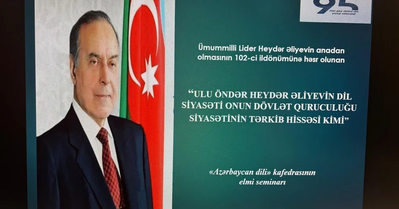 UNEC də “Ulu öndər Heydər Əliyevin dil siyasəti onun dövlət quruculuğu siyasətinin tərkib hissəsi kimi” mövzusunda elmi seminar keçirilib FOTO