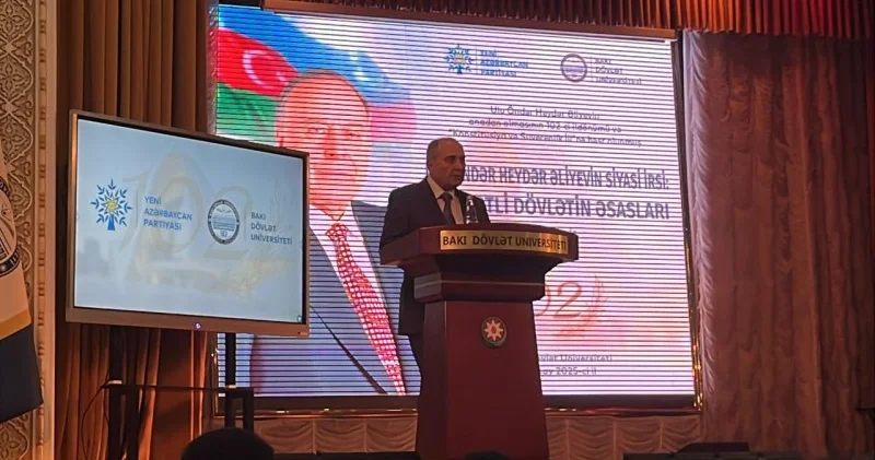 Tahir Budaqov: Müasir dövlətçilik tariximiz Heydər Əliyev siyasətinin əsasıdır