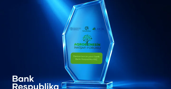 Bank Respublika növbəti dəfə fermerlərə ən aktiv dəstək olan bank seçildi!