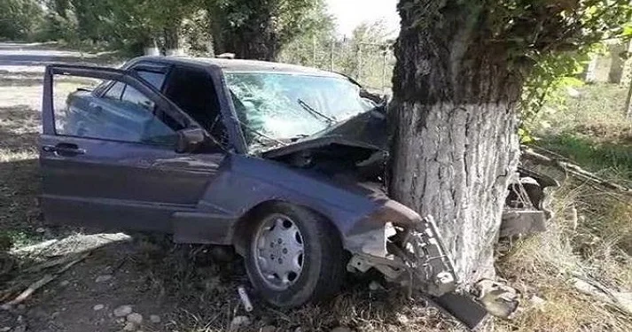 Maşın ağaca çırpıldı Sürücü öldü