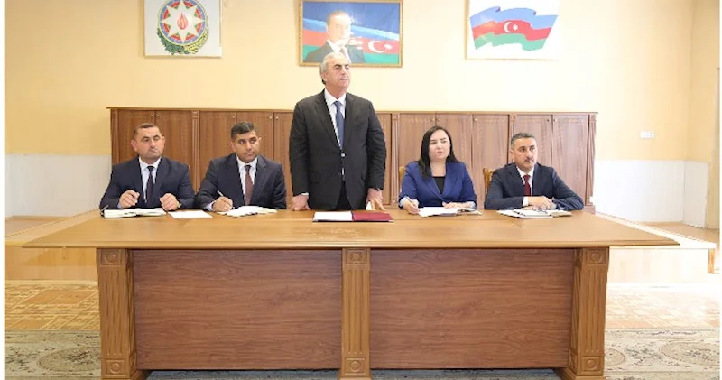 Hacıqabul RİH də növbəti vətəndaş qəbulu keçirildi FOTOLAR