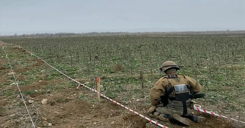 Ötən həftə 1 400 hektardan çox ərazi minalardan təmizlənib