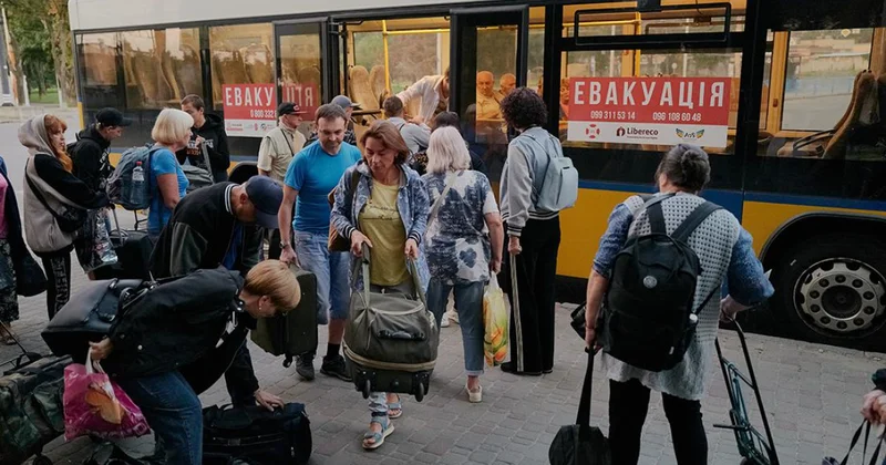 Срочная эвакуация населения в украинских городах