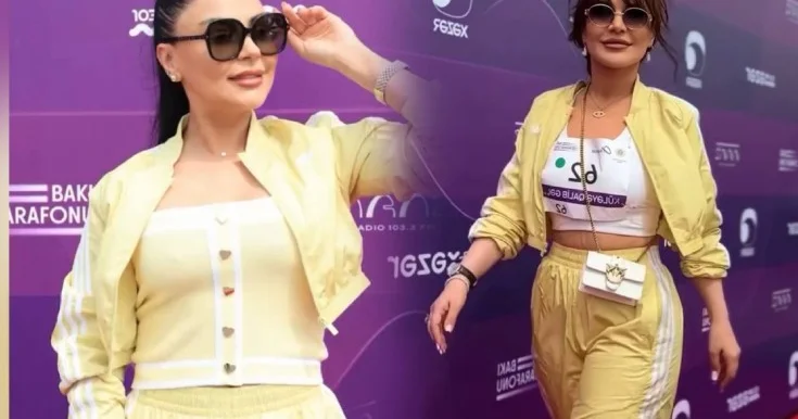 Vüsalə və Xatun eyni geyimdə Fotolar