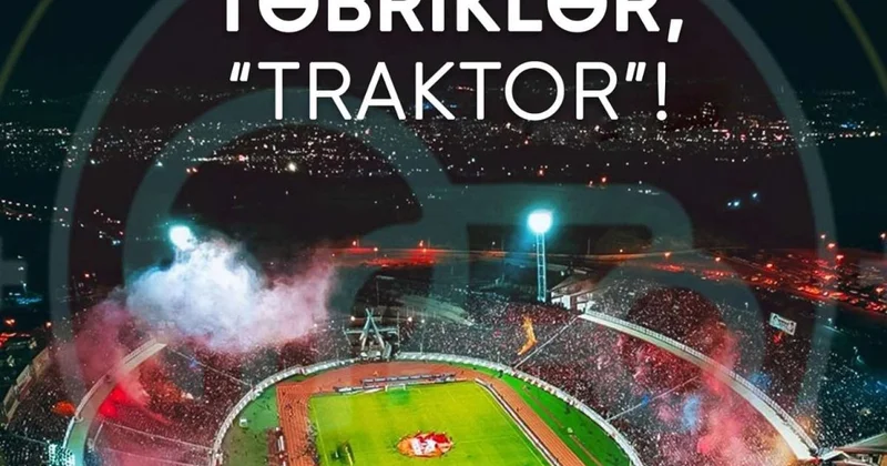 Təbriklər, "Traktor"! AFFA dan təbrik