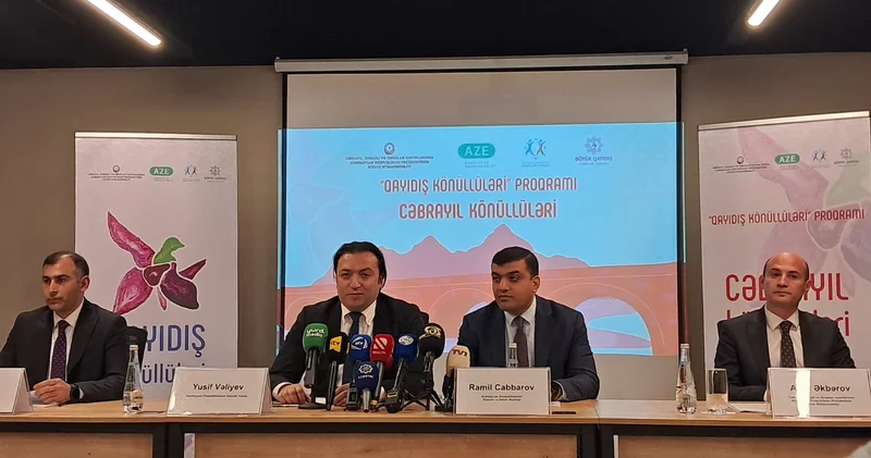 Cəbrayıl Könüllüləri qrupuna qeydiyyatın elan olunmasına aid mətbuat konfransı keçirilib