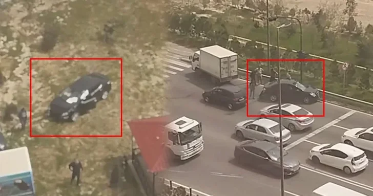 Жесткое ДТП в Баку: столкнулись три автомобиля