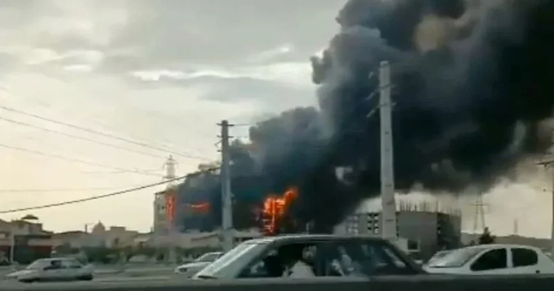 В торговом центре в Тегеране произошел сильный пожар, есть погибшие и пострадавшие