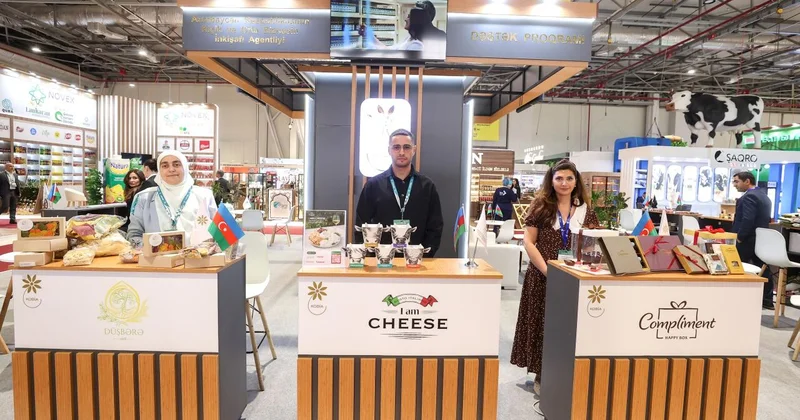 Dövlət dəstəyi ilə KOB subyektlərinin məhsul və xidmətləri “Caspian Agro Week”də nümayiş olunur FOTO