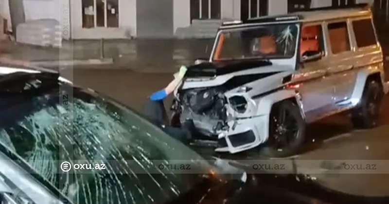 Göygöldə Gelandewagen KIA ilə TOQQUŞDU