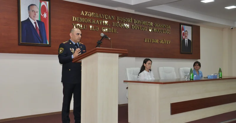 Polis Akademiyasında təhsil almaq istəyən şagirdlərlə görüş olub