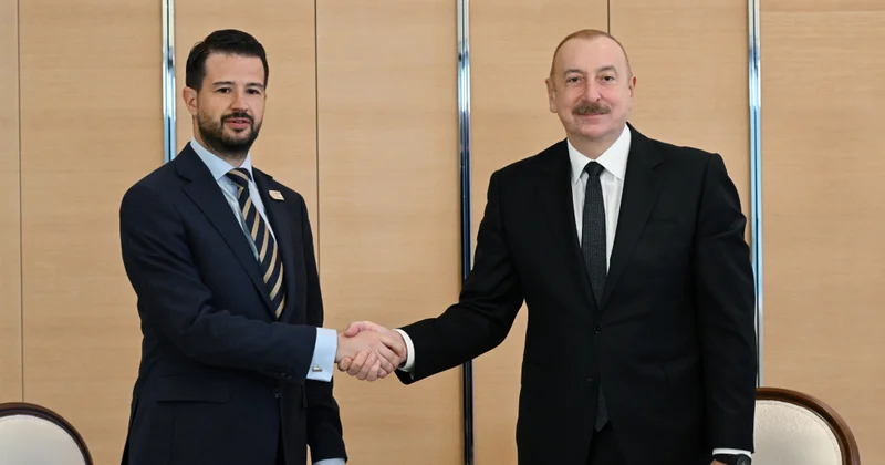 Президент Монтенегро признателен Алиеву за развитие отношений между странами