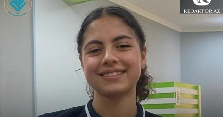 Gimnaziya şagirdi imtahanda yüksək nəticə göstərdi FOTO