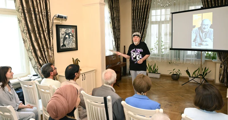 Maqsud İbrahimbəyov Yaradıcılıq Mərkəzində yaradıcılıq ictimaiyyətinin nümayəndələri ilə görüş keçirilib