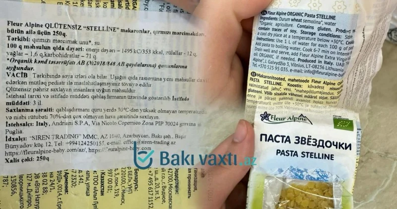 Etiketdə ziddiyyət: Orijinalamı inanaq, tərcüməyəmi? Alıcı çaşqınlıq içindədir