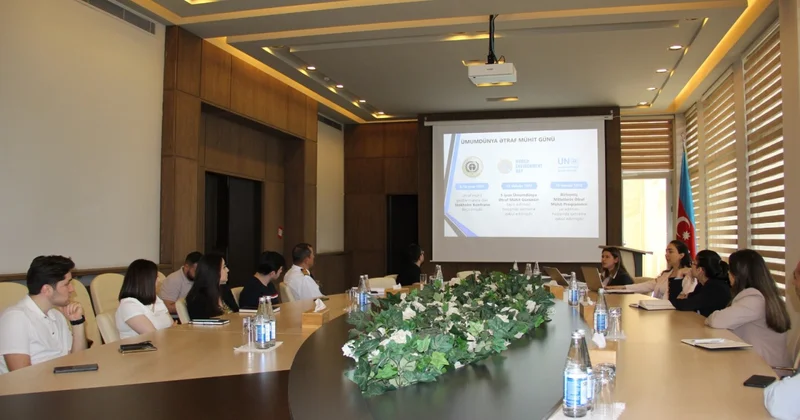 DDLA da Ümumdünya Ətraf Mühitin Mühafizəsi Gününə həsr olunan tədbir keçirilib FOTOLAR
