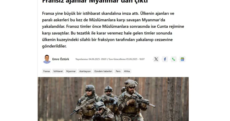 “HaberGlobal”: Fransa kəşfiyyat xidmətində qalmaqallar silsiləsi davam edir