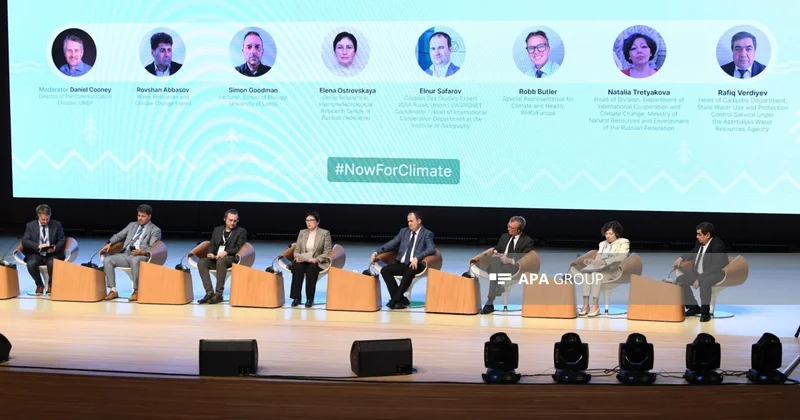 Ümumdünya Ətraf Mühit Gününə həsr olunmuş tədbir çərçivəsində növbəti panel keçirilib FOTO