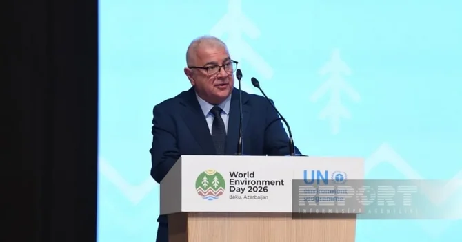 Nazir müavini: Xəzərin səviyyəsinin azalması beynəlxalq gündəmdə daha çox yer tutur