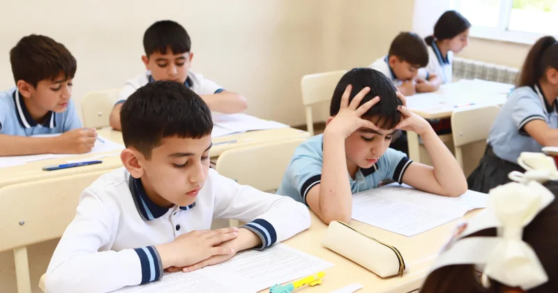 Naxçıvanda IV siniflər üzrə monitorinqdə 4300 dən çox şagird iştirak edir FOTOLAR