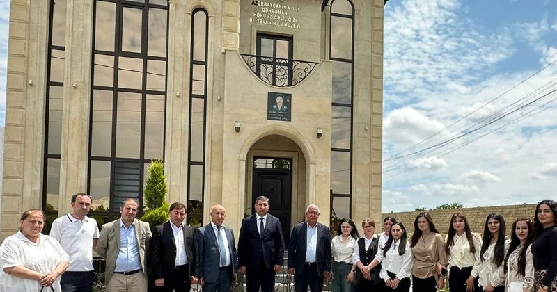 Azərbaycanın Milli Qəhrəmanı Hökumə Əliyevanın ev muzeyi ziyarət olunub FOTOLAR