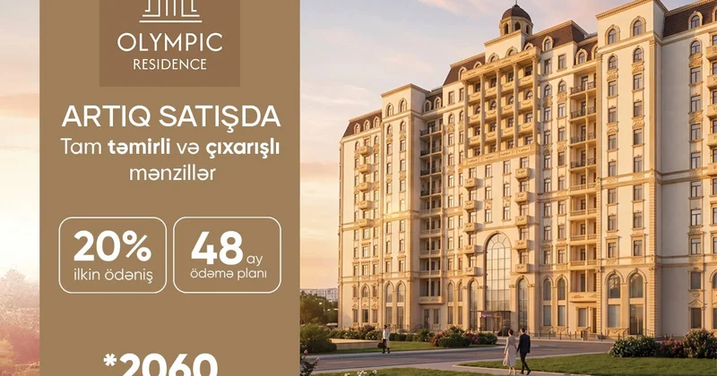 Əfsanəvi Atletlər kəndi ndə yeni dövr: Olympic Residence yaşayış kompleksi satışa çıxarılır!