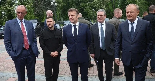 Merz, Makron və Starmer Kiyevə gəlir Zelenski ilə görüş