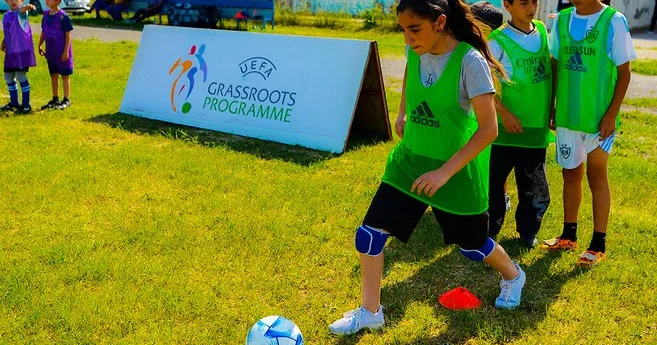 Qazaxda kütləvi futbol festivalı keçirildi FOTOLAR