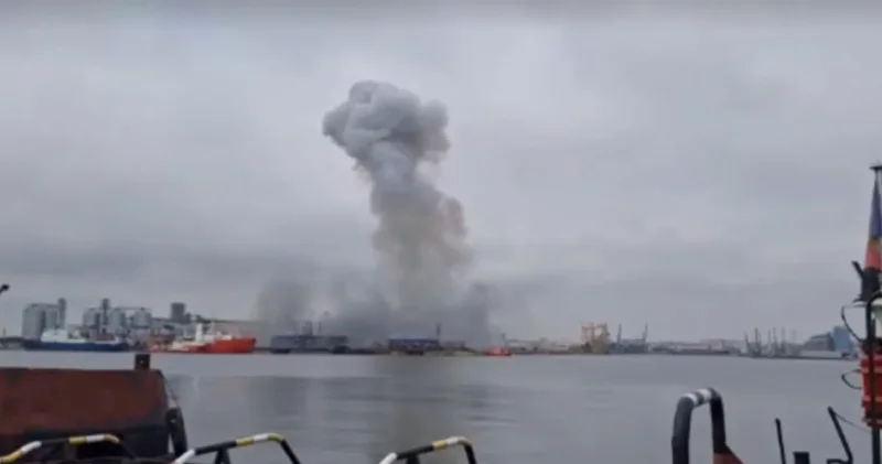 В Румынии заявили, что взорвавшийся у Констанцы морской дрон был украинским