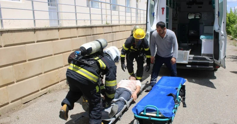 FHN in Muğan Regional Mərkəzi mülki müdafiə məşqi keçirib