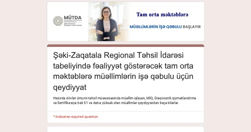 Bu məktəblərə müəllim qəbulu elan edildi SİYAHI