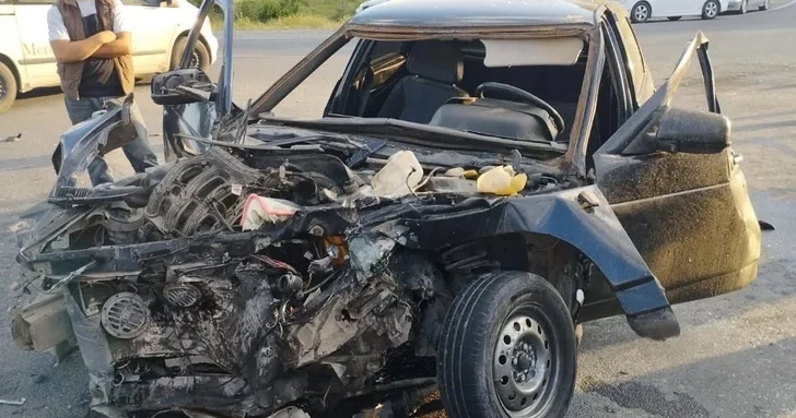 В Огузе произошло тяжелое ДТП, есть пострадавшие