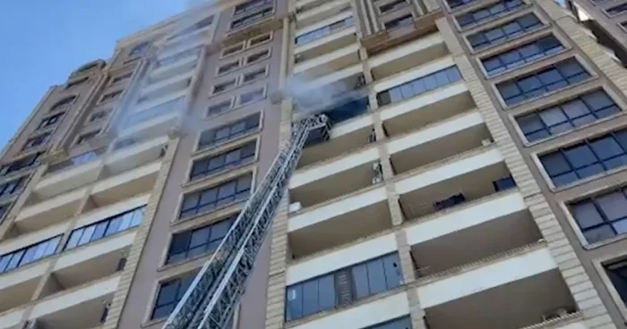 Bakıxanovda yaşayış binasında baş verən yanğın söndürülüb YENİLƏNİB